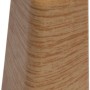 Angolo esterno OBI effetto rovere, set da 2, per battiscopa, 60x20mm, in plastica.