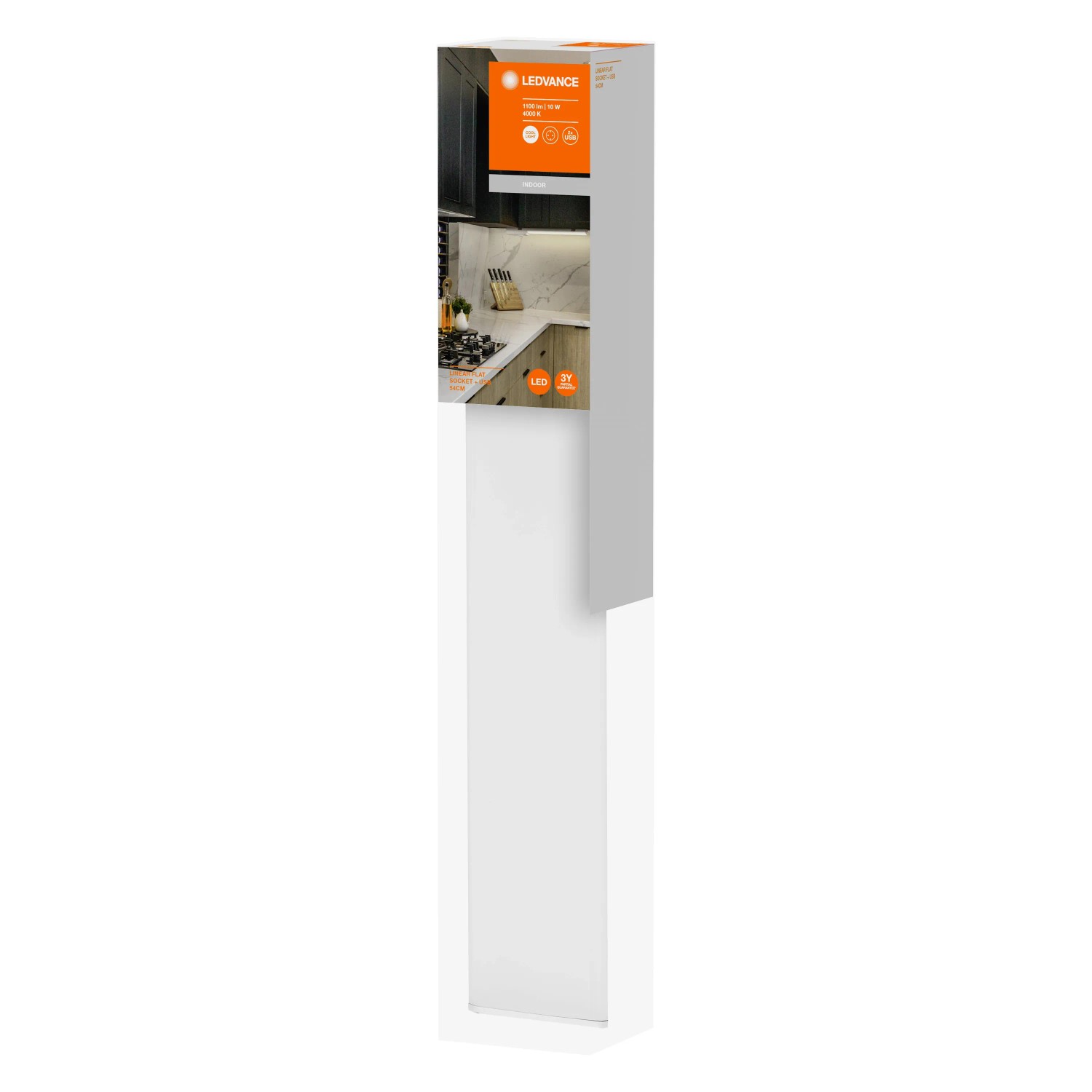Plafone Ledvance Sottopensile Linear Compact Switch 600 – 8W, 3000K, Luce Calda, Collegabile