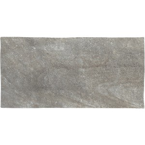 Lastra per pavimentazione esterna grigia.