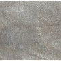 Lastra per pavimentazione esterna grigia.