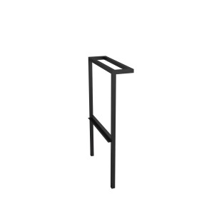 Telaio nero t.b.t. per mobili bagno sospesi.