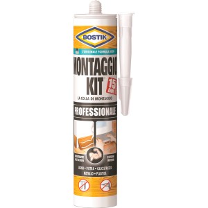 Adesivo Bostik Montage Kit, Collanti, per legno, pietra, metallo e plastica.
