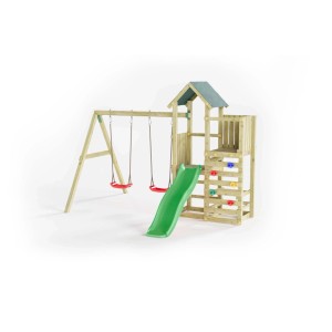 Gioco da giardino Chester con scivolo e altalene 308x335xh245 cm