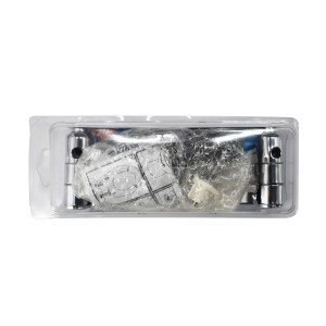 Accessori WC t.b.t. in blister, effetto cromato.