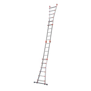 Scala t.b.t., color argento, per lavori di costruzione e ristrutturazione.