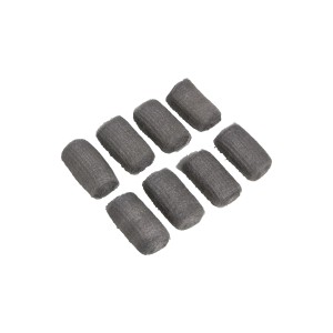 LUX Lana d'acciaio 200g No. 00, abrasivo per legno e metallo, vista dettagliata.