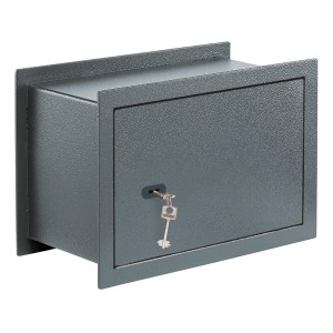 Cassaforte a muro Burg Wächter Pure Safe PSW 130 K antracite con chiave.