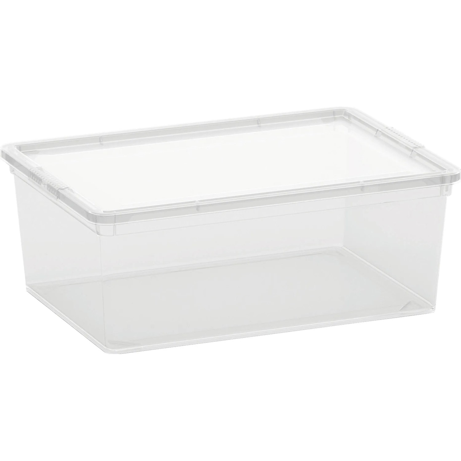 Contenitore trasparente KIS C S con coperchio, 11L, impilabile.