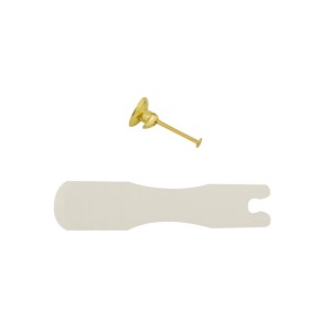 Set di ganci e occhielli con strumento di montaggio.