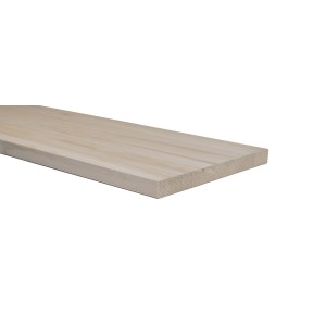 Asse di legno chiaro non trattato, Ripiani in legno, ideale per progetti fai-da-te.