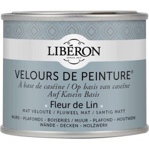 Idropittura lavabile Velours de Peinture Liberon Fleur de Lin 0,125 L