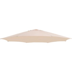 Telo di ricambio per ombrellone da balcone Honolulu, beige, Ø 400 cm.