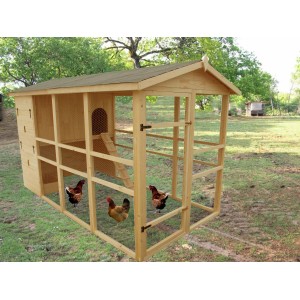 Pollaio a panneli extra-large con rampa 160x324 cm