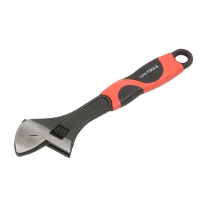 Chiave inglese LUX 300 mm con impugnatura comfort rosso-nera.