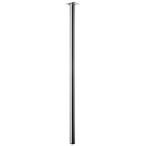 Gamba per tavolo Hettich, Ø 30 mm, altezza 800 mm, effetto acciaio inox, per mobili.