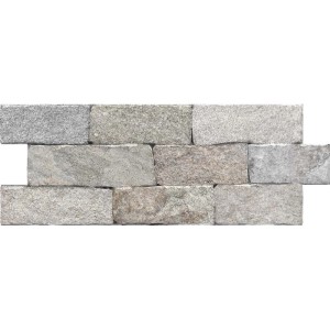 Rivestimento in gres porceallanto argento 16x40 cm 0,96 m²