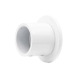 Dettaglio del supporto bianco t.b.t. per bastone per tenda Scorritenda.