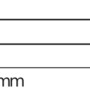 Disegno tecnico della lampada sottopensile a LED Ledvance TubeKit, 60cm, con dimensioni.