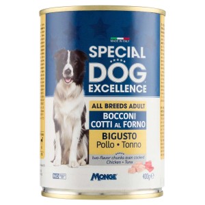 Special Dog Excellence cibo umido per cani, pollo e tonno, lattina da 400g.