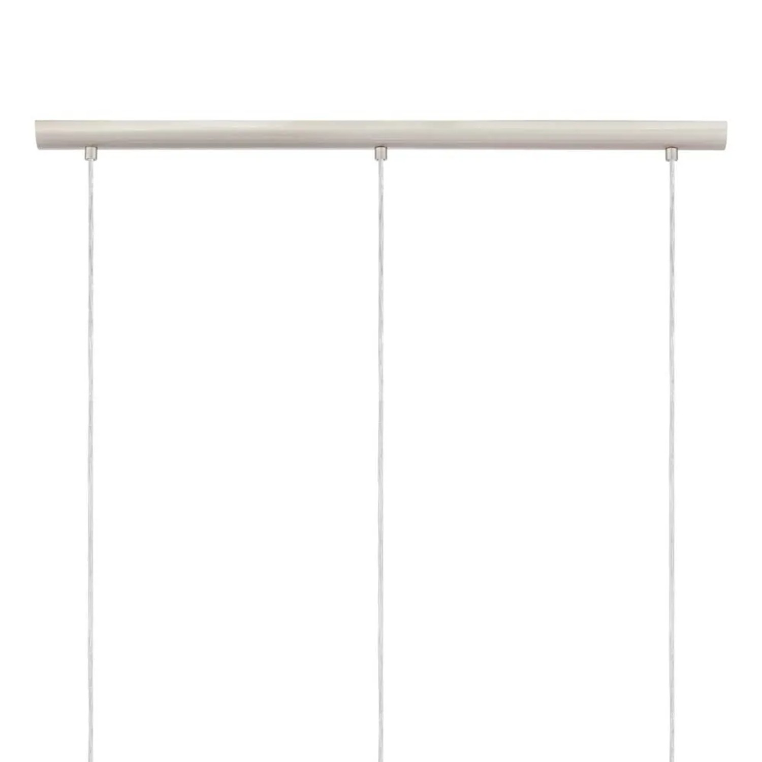 Lampadario a sospensione Eglo Selvino 3 luci L71x10xH110 cm acciaio vetro nero_5