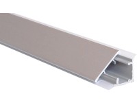 Alzatina rettangolare in alluminio Volpato 50/62.420AL
