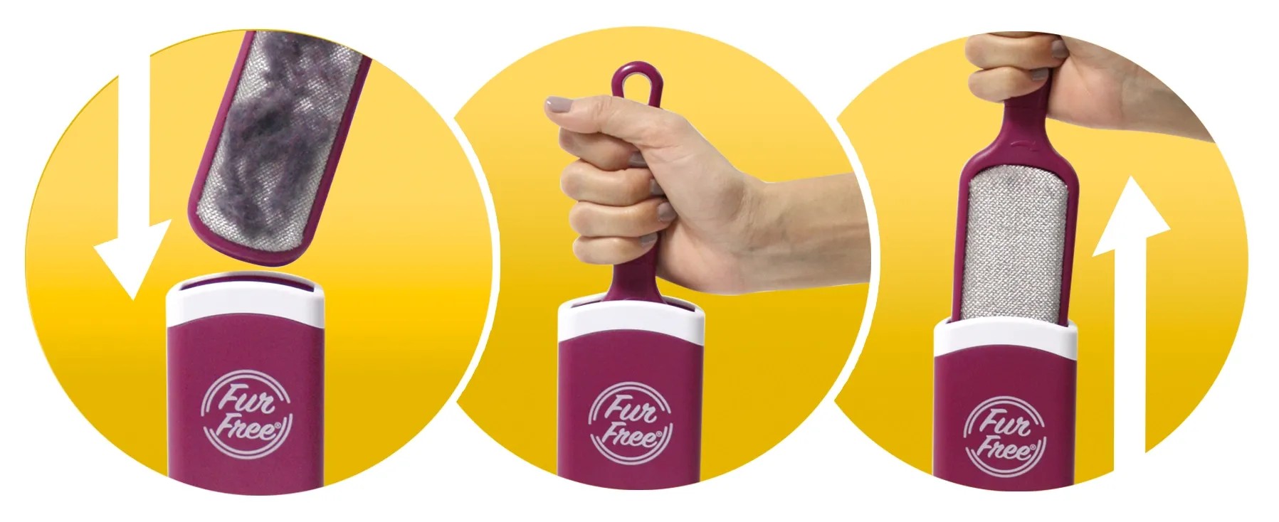 Spazzola Fur-Zoff Per Rimuovere Peli Animali - Per Tappeti, Divani E Sedili Auto - Foto 10