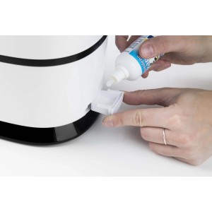 Umidificatore riempito con liquido.