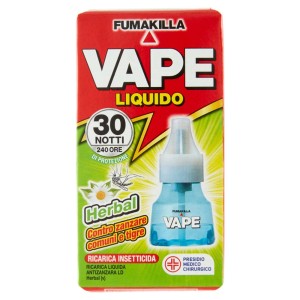Ricarica liquida Vape Antizanzare per zanzariera.