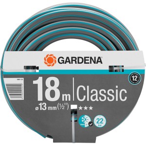 Gardena Tubo da giardino Classic, 18 m, 1/2 pollice, arrotolato.