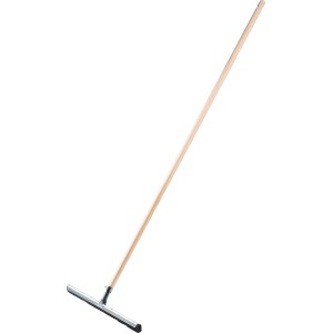 Tergivetro 130 cm con manico in legno per rimuovere l'acqua su pavimenti lisci.
