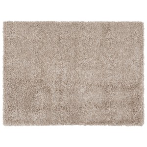 Tappeto a pelo lungo t.b.t. beige rettangolare per interni.