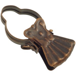 Accessorio per tende t.b.t. in stile antico per binari per tende.