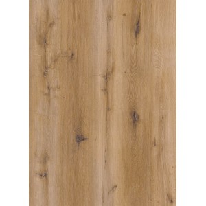 Pavimento vinilico effetto legno con venature naturali, ideale per ambienti domestici.