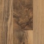 Pavimento laminato Comfort noce opaco naturale scuro con venature del legno.