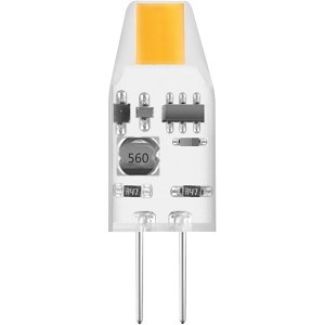 Lampadina LED Osram G4, 1W, bianco caldo, 100lm. Lampada LED compatta per attacco G4.