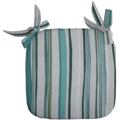 Coprisedia sagomato righe verdi 40 x 40 cm