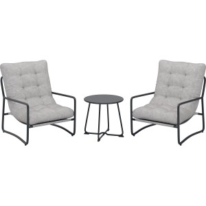 Salotto da balcone Patterson acc e Textilen cuscini poliestere 2 posti