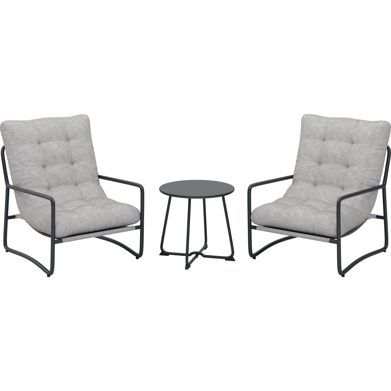 Salotto da balcone Patterson acc e Textilen cuscini poliestere 2 posti_2
