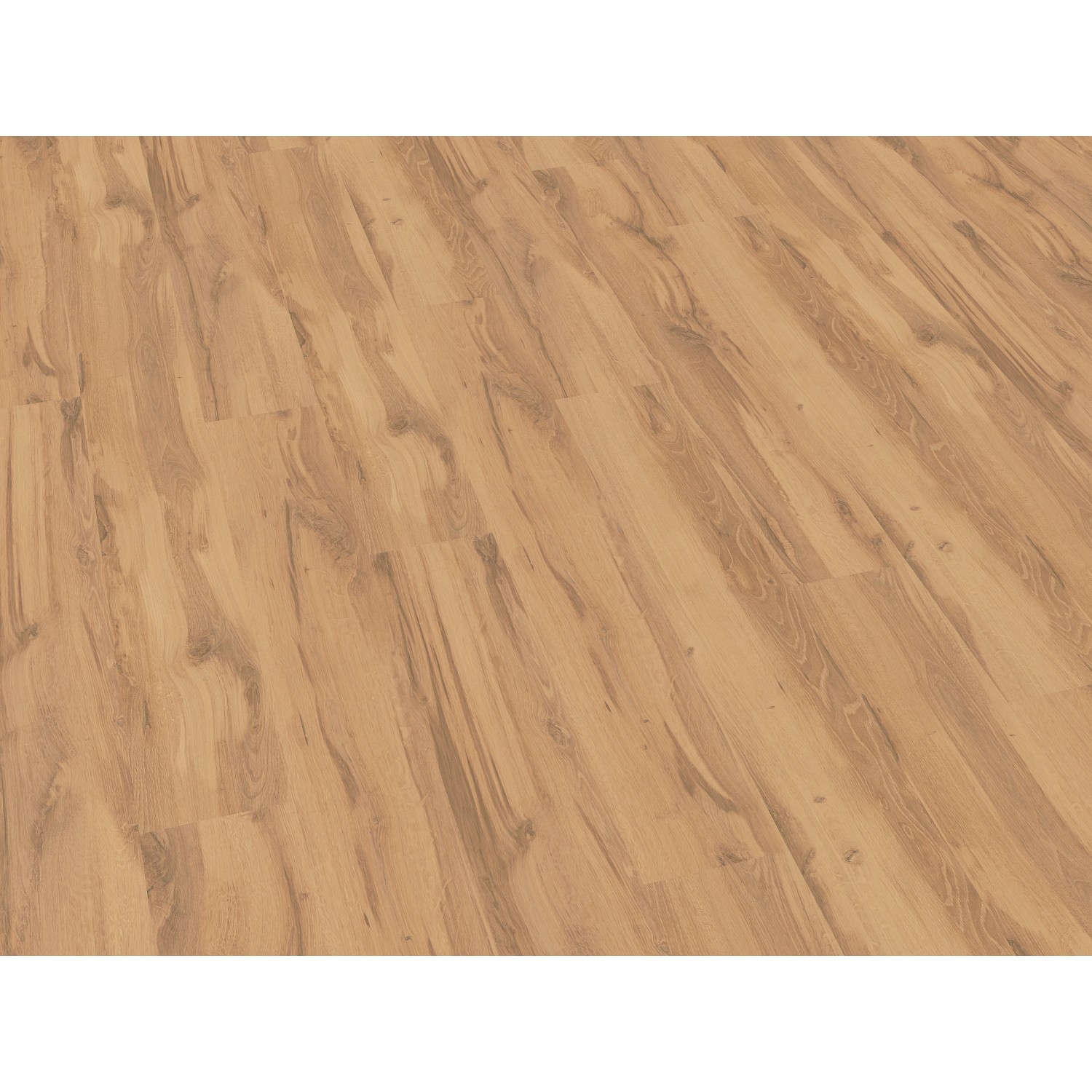 Pavimento laminato Excellent Rovere Desert, 8 mm di spessore, con struttura e venature del legno.