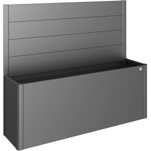 Biohort Belvedere frangivista per fioriera in verde scuro metallizzato, accessorio per aiuole rialzate.