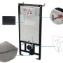 Set WC murale Artemides 6 in 1 antracite titanio