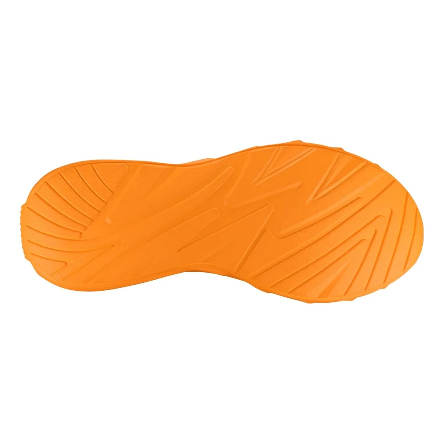 Suola arancione con profilo di scarpa da lavoro t.b.t.