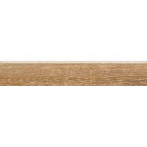 Battiscopa Greenwood Natural, 10x60 cm, rettificato, effetto legno per una finitura pulita della parete.