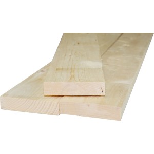 Listelli in legno grezzo, colore legno chiaro, per finiture interne.