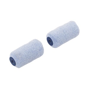 Due rulli per pittura LUX Multifil blu, 10 cm, per superfici lisce.