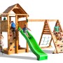 Gioco da giardino Fortress con scivolo e altalena 560x445xh305 cm