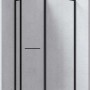 Cabina doccia quadrata Placetas Idrostile Punk vetro trasp 900x2000 mm nero