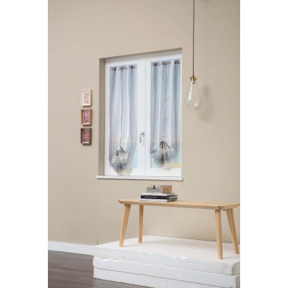 Tenda a vetro Sanremo L 90 x H 150 cm grigio