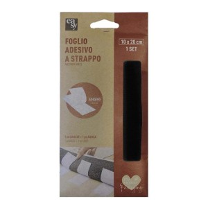 Foglio adesivo a strappo nero 10 x 20 cm