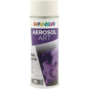 Dupli-Color Spray RAL 9010 Bianco puro opaco, bomboletta da 400ml per ritocchi.